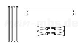 PIKO ET97937A-06 - H0 - Handstangen / Hupe